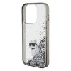 Etui Karl Lagerfeld do iPhone 15 Pro Liquid Glitter – Choupette – Przezroczyste